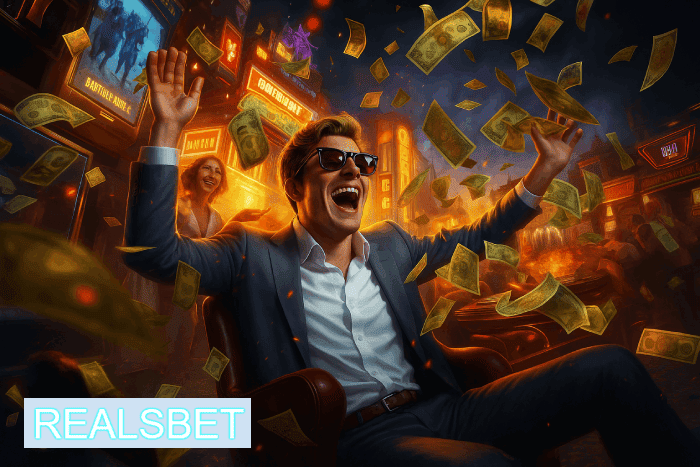 Ganhador feliz Cassino REALSBET apostas vitoriosas