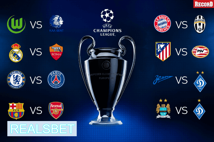 Apostas Champions League Cassino REALSBET online