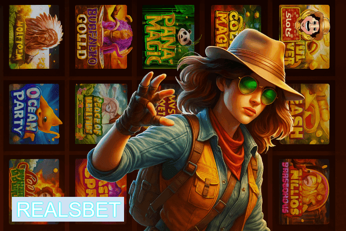 Jogos de caça-níqueis Cassino REALSBET online